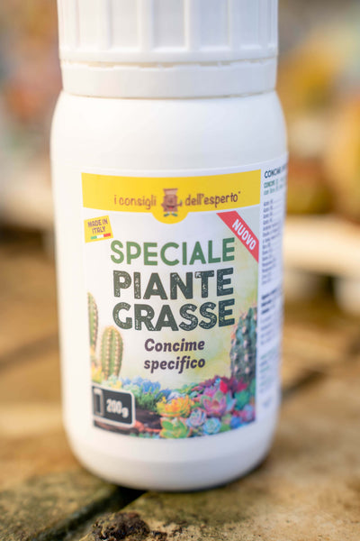 Speciale Piante Grasse - Concime in un flacone da 200g, ideale per piante grasse e succulente.