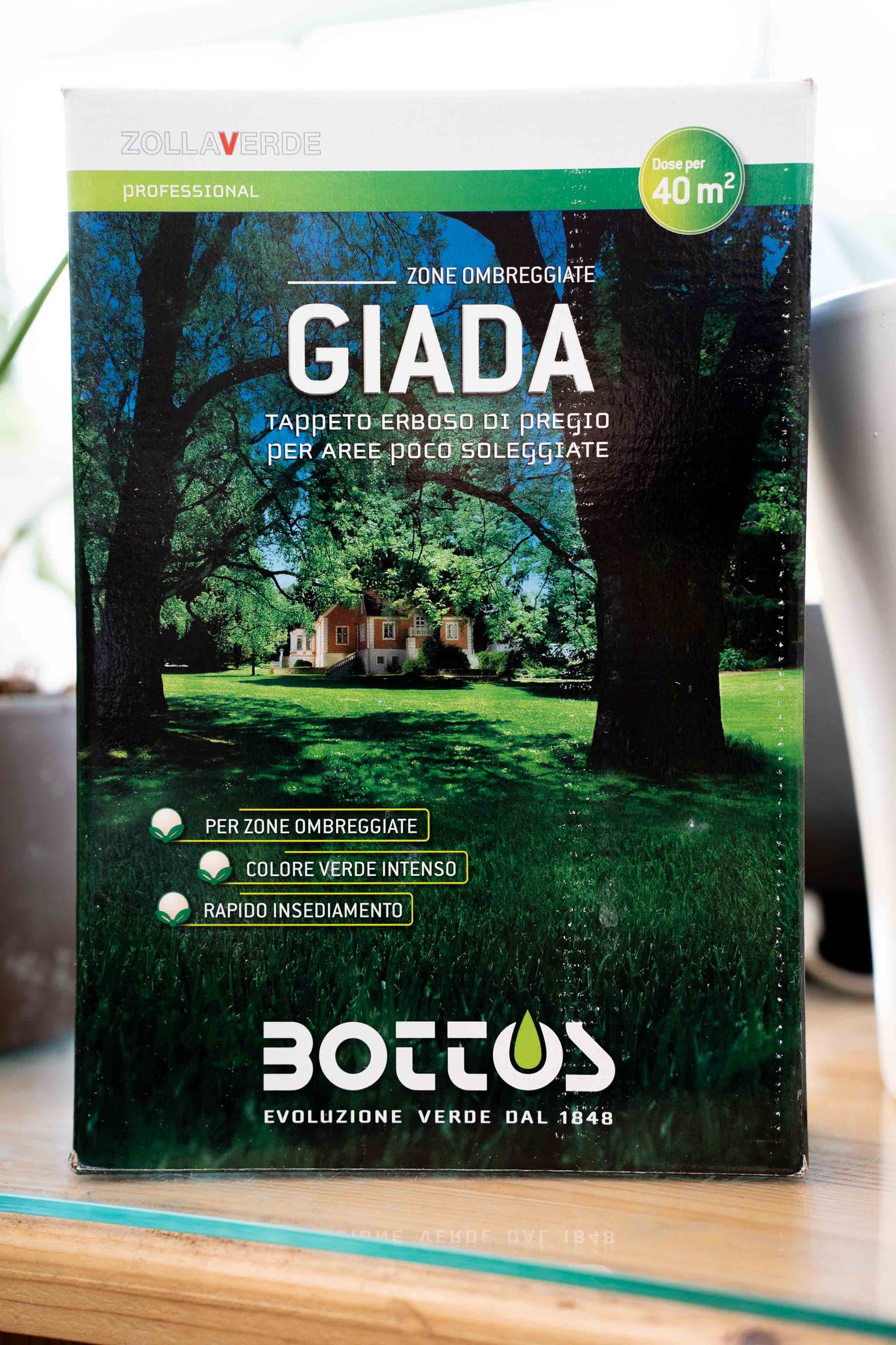 Bottos Giada – Sementi per Prato Ombreggiato, Tessitura Fine – 1 kg