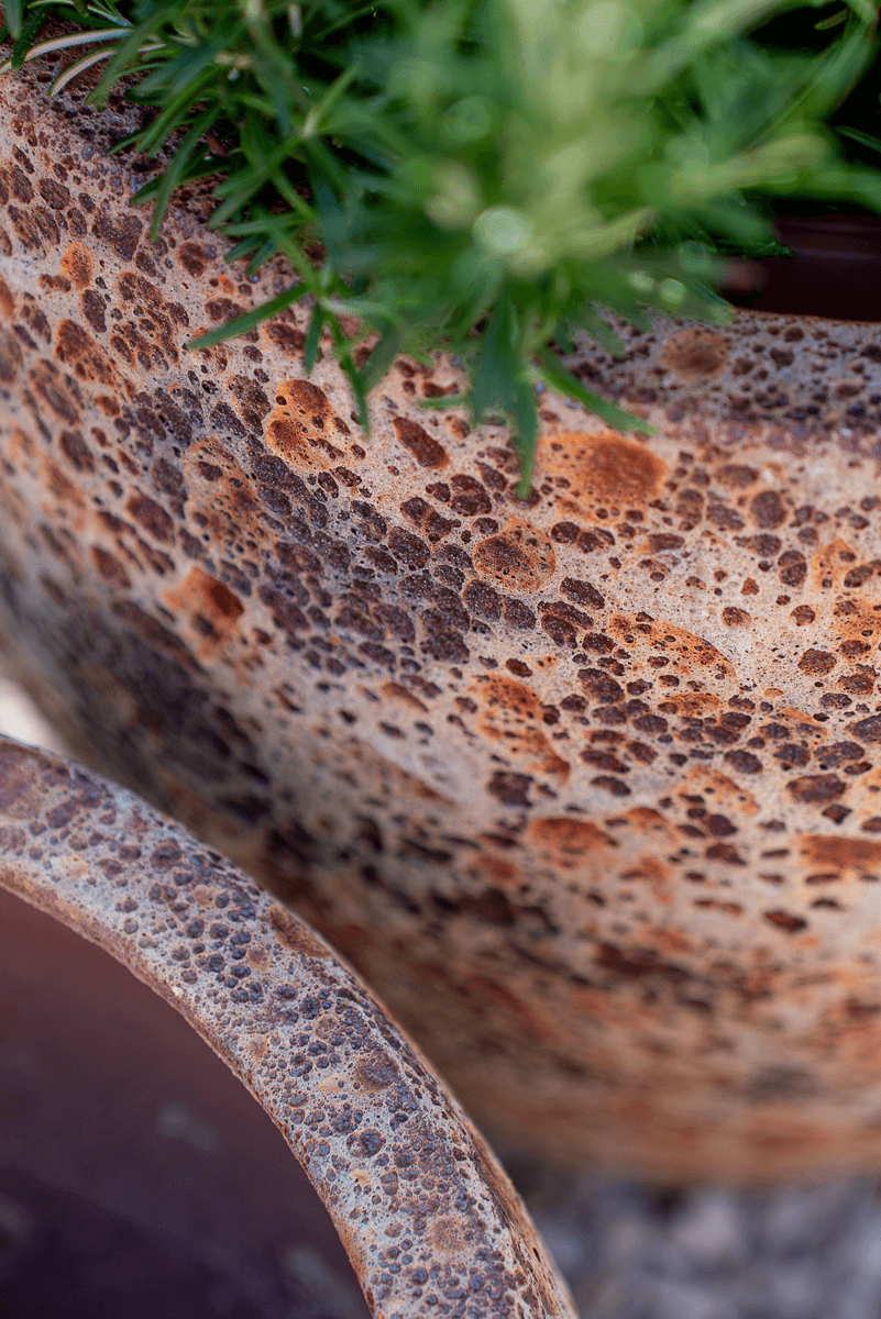 Vaso Hue Atlantis Corten