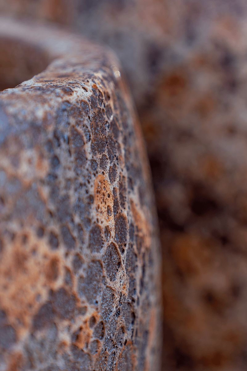 Vaso Hue Atlantis Corten