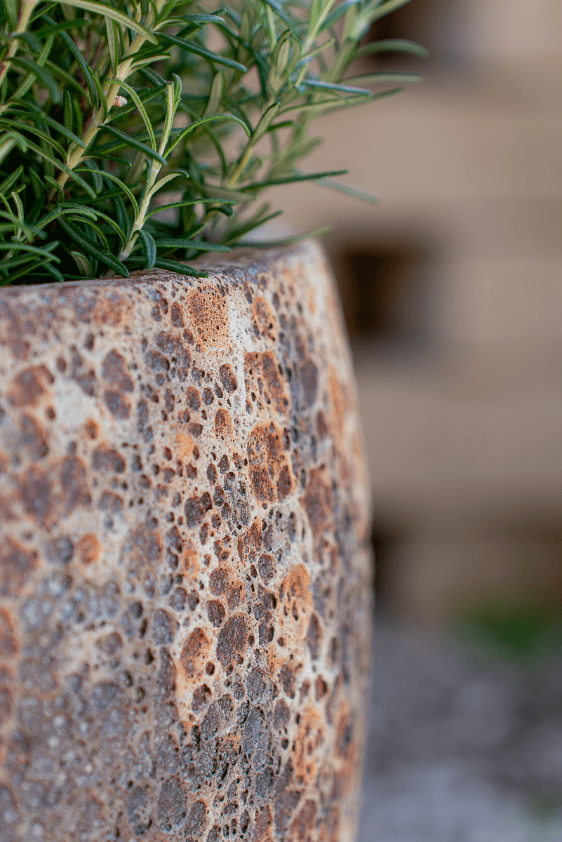 Vaso Hue Atlantis Corten