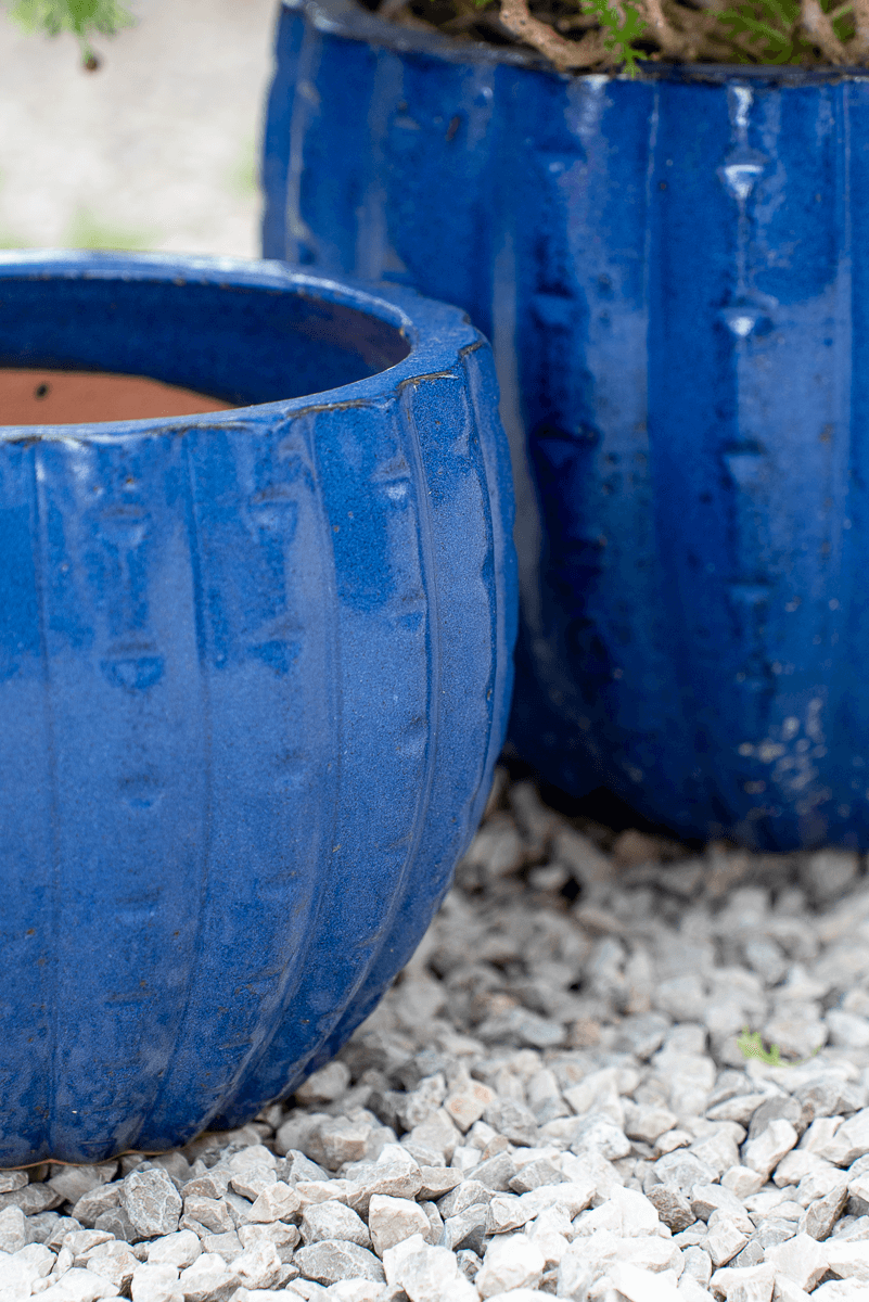 Cachepot Virgo Blu Egizio