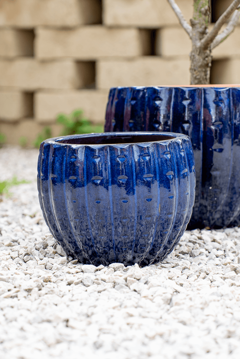 Cachepot Virgo Blu Oltremare