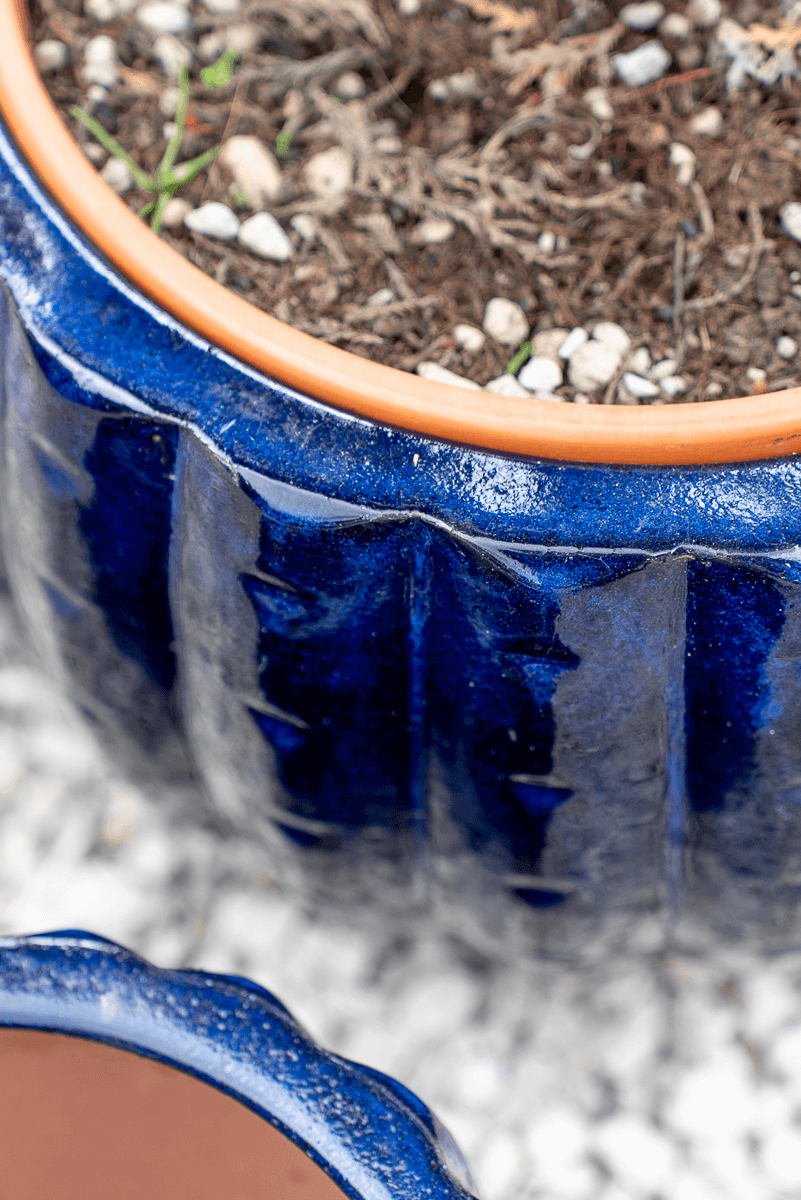 Cachepot Virgo Blu Oltremare
