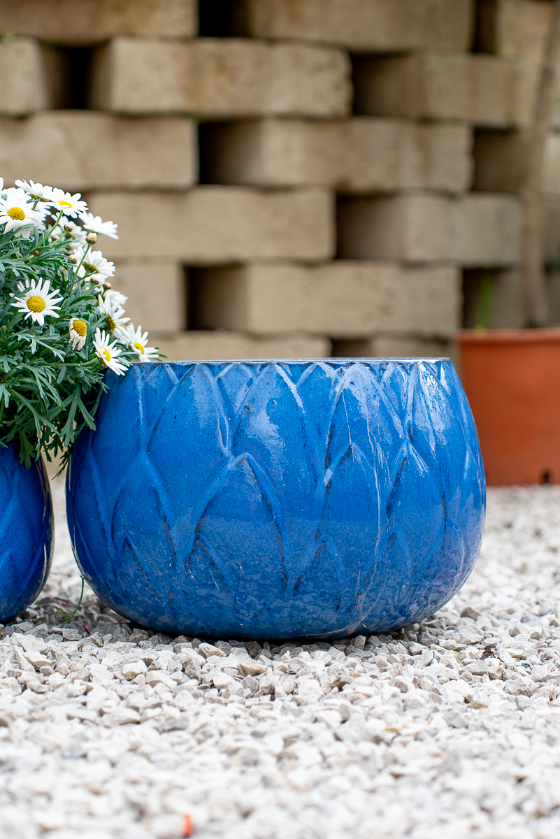 Cachepot Loto Blu Egizio