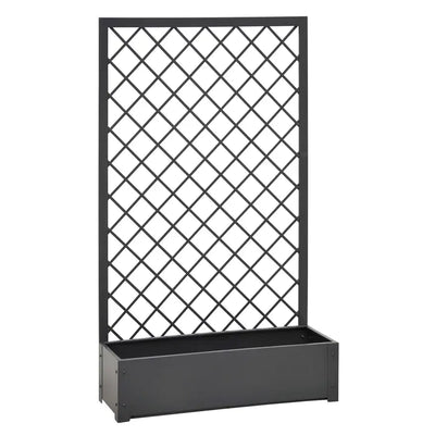 Fioriera In Metallo Con Traliccio