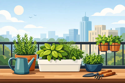 Le migliori aromatiche per balcone in città