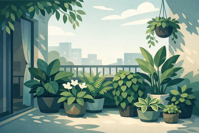 Come scegliere piante da ombra balcone