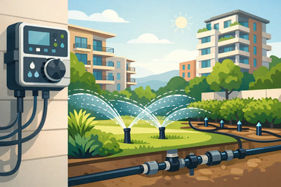 Irrigazione condominiale automatica ben progettata