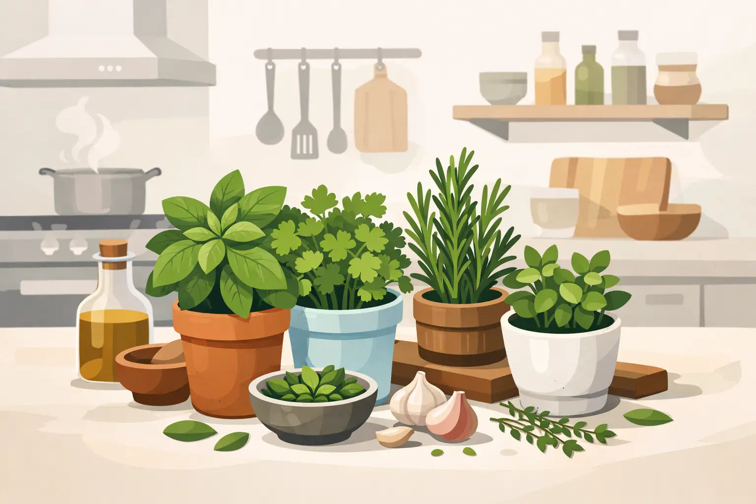 Le migliori aromatiche per cucina domestica