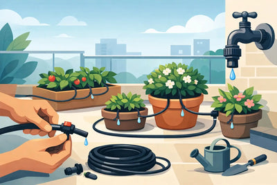 Come installare irrigazione goccia terrazzo