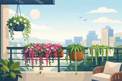 12 migliori piante ricadenti per balcone