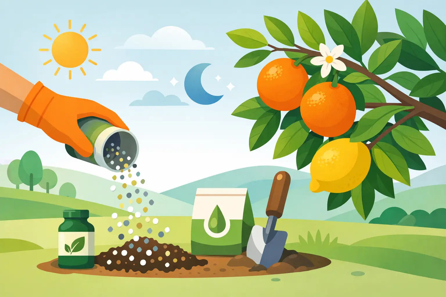 Concime per agrumi: quando darlo davvero