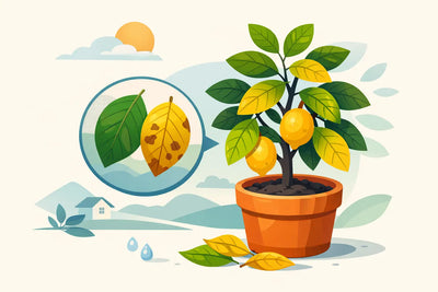 Foglie del limone in vaso gialle? Ecco perché