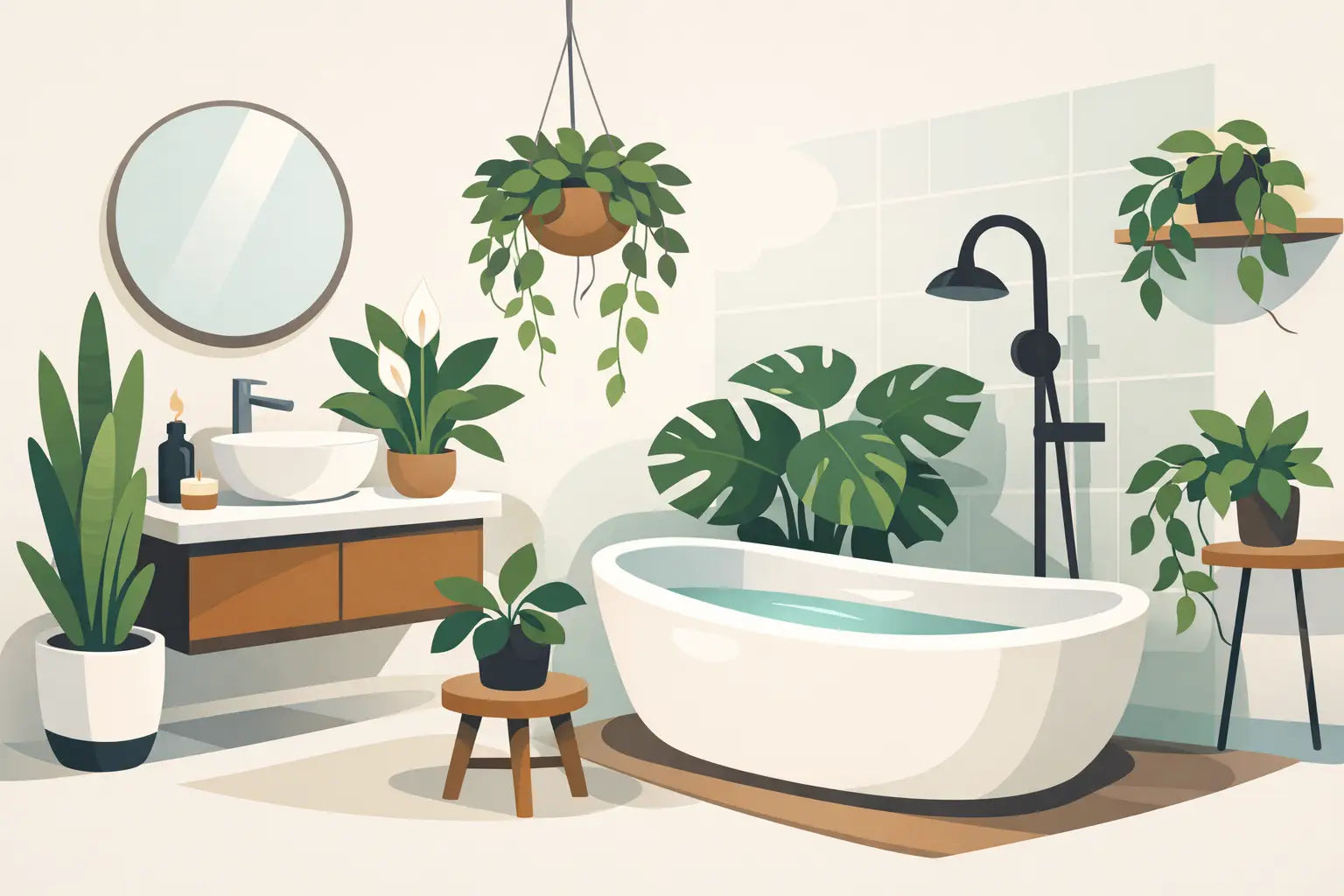 Quali piante mettere in bagno: le migliori