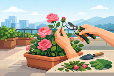Come potare rose in terrazzo senza errori