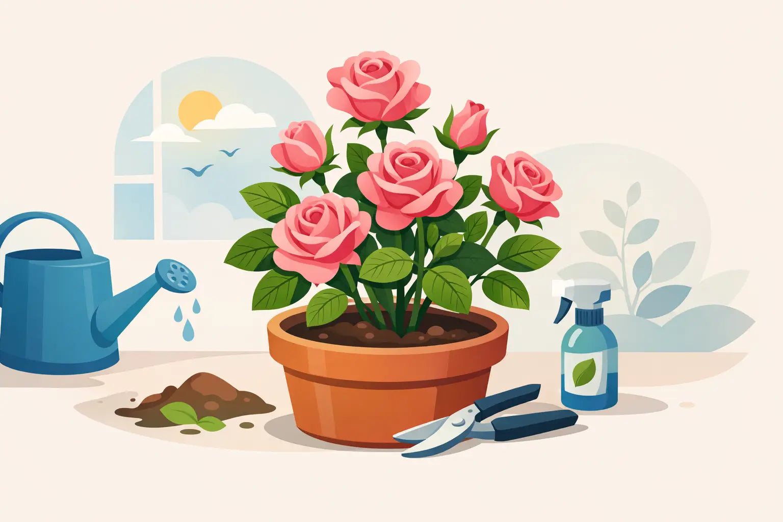 Rose in vaso: come farle crescere bene