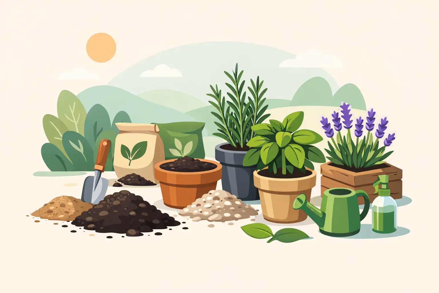 Guida terricci per piante aromatiche