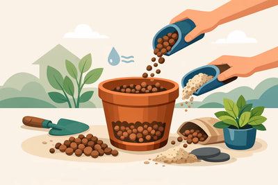 Come preparare drenaggio vaso con argilla