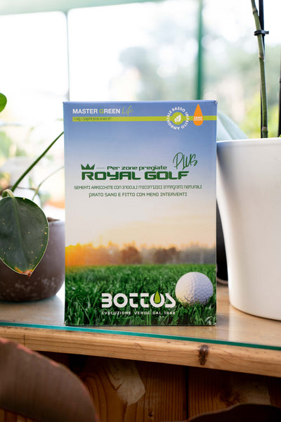 Bottos Royal Golf – Sementi per Prato di Pregio, Foglia Fine Verde Scuro – 1 kg