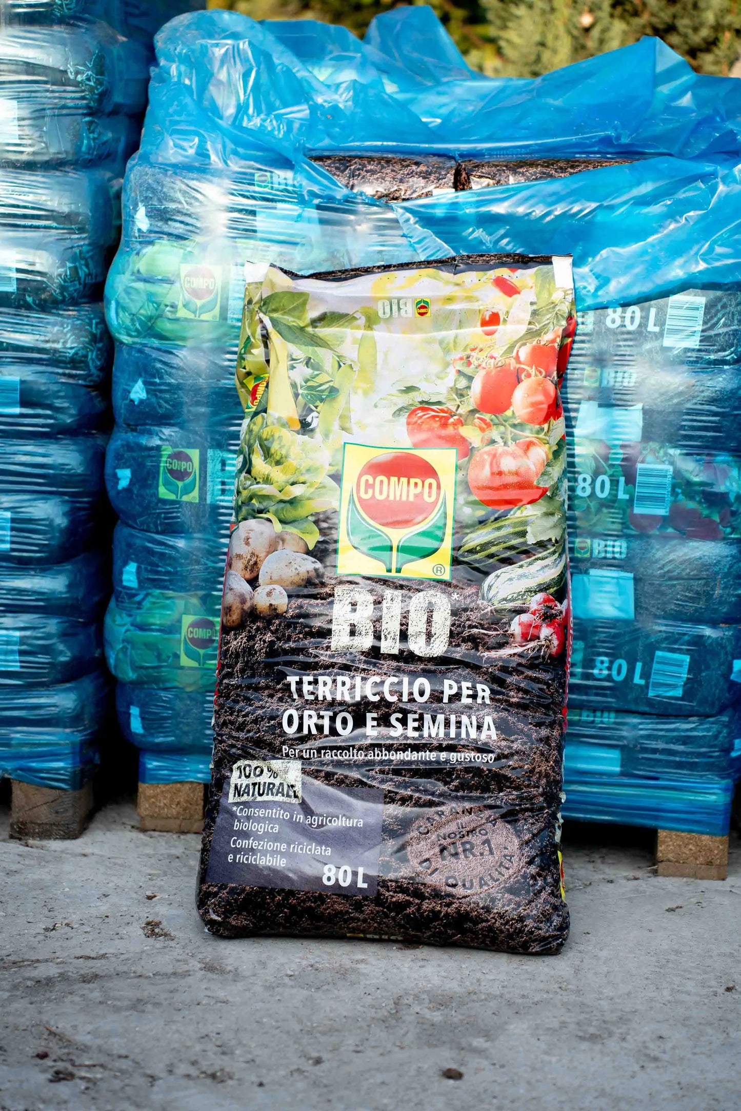Terriccio Orto Semina Bio 80 litri