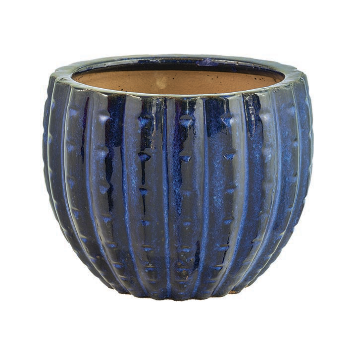 Cachepot virgo blu oltremare