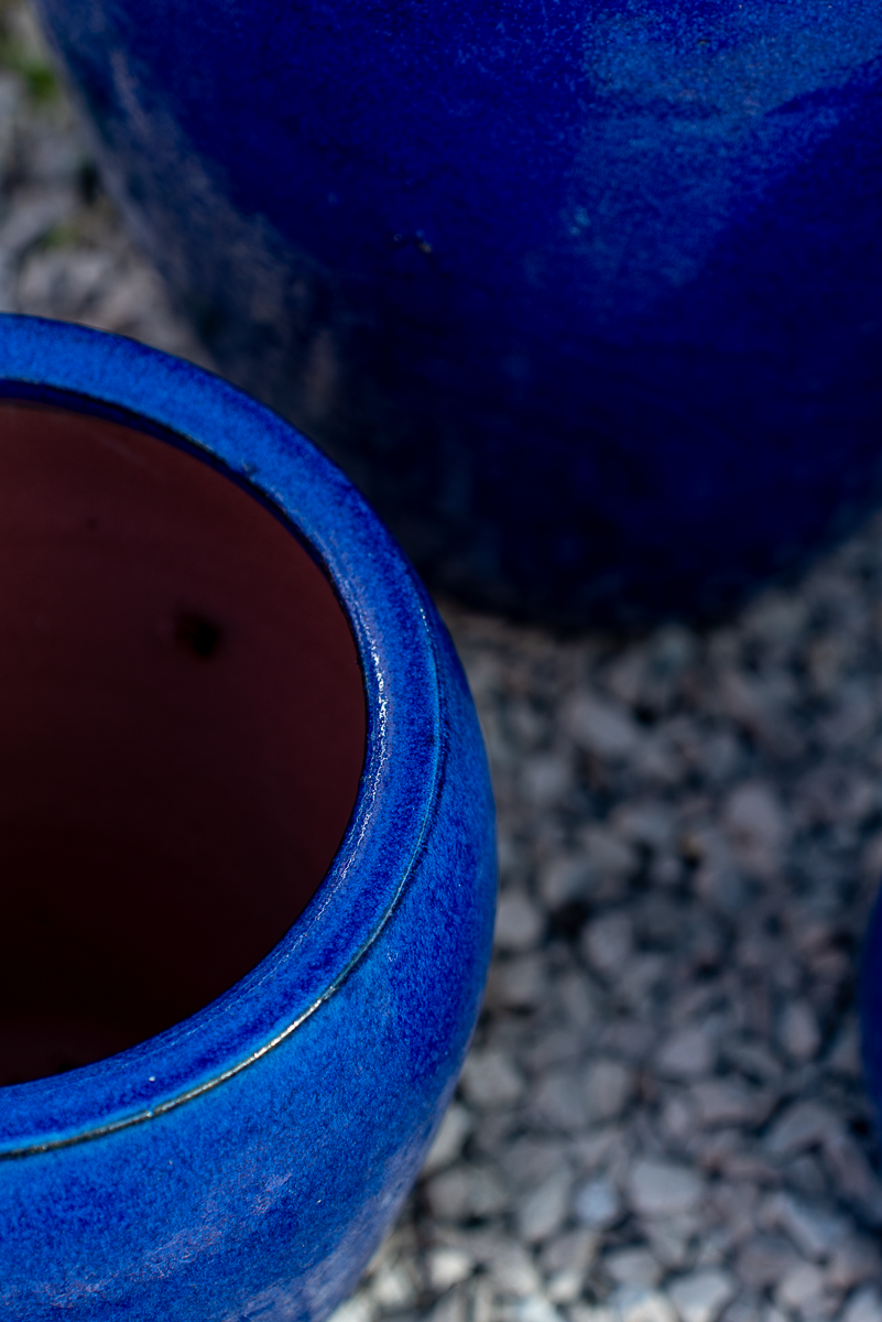 Vaso Hue Falling Blue