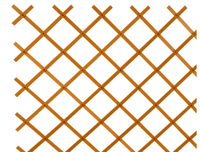 Traliccio Estensibile in PVC colore marrone